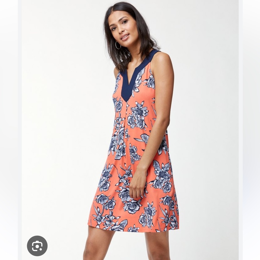 Tommy Bahama Lavatera Leis Tambour Sleeveless Floral Mini Dress in Size L